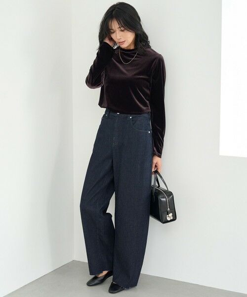 UNFILO / アンフィーロ その他パンツ | 【UNFILO DENIM】撥水ストレッチ バレルレッグデニム | 詳細23