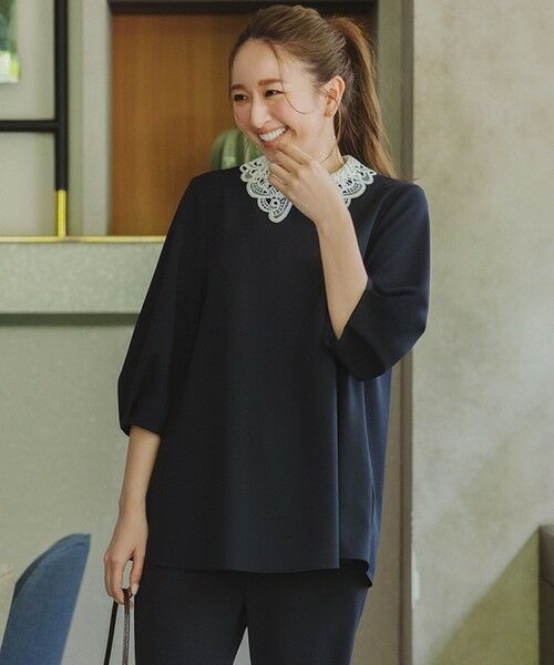 UNFILO / アンフィーロ シャツ・ブラウス | 【2WAY】BEAUTY MOVE レース襟ブラウス | 詳細7