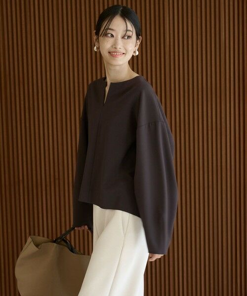 UNFILO / アンフィーロ シャツ・ブラウス | マイビューティ キーネックブラウス | 詳細8