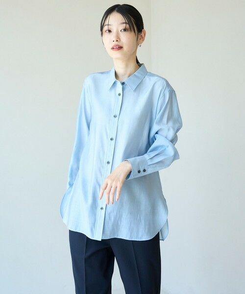 UNFILO / アンフィーロ シャツ・ブラウス | レギュラーカラー ポプリンシャツ | 詳細4