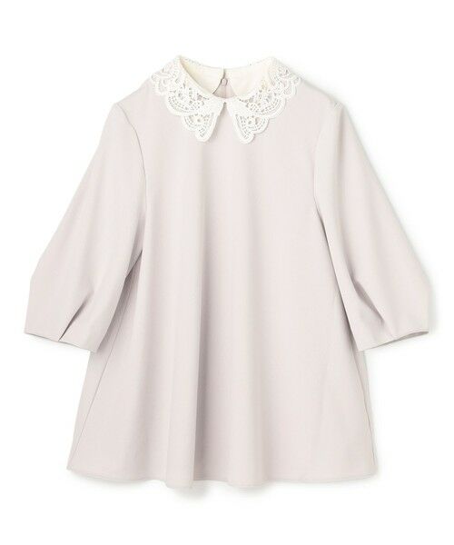 UNFILO / アンフィーロ シャツ・ブラウス | 【2WAY/新色追加/セレモニー】BEAUTY MOVE レース襟ブラウス（ライトグレー）