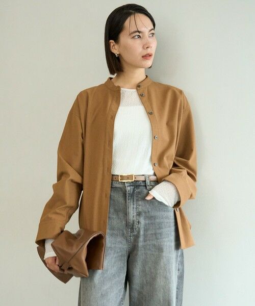 UNFILO / アンフィーロ シャツ・ブラウス | ライトフランネル オーバーシャツ | 詳細1