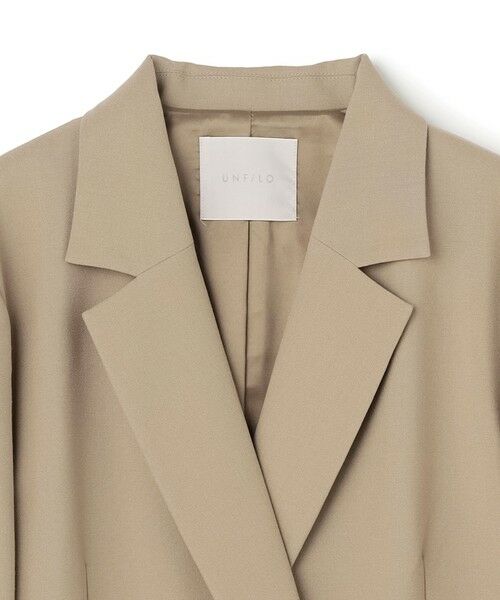UNFILO / アンフィーロ テーラードジャケット | ウールライク ダブルブレスト ジャケット | 詳細6