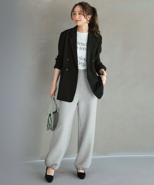 UNFILO / アンフィーロ テーラードジャケット | ウールライク ダブルブレスト ジャケット | 詳細13