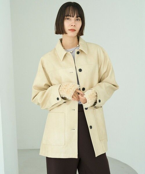 UNFILO / アンフィーロ その他アウター | 【洗える】フェイクレザー ジャケット | 詳細2