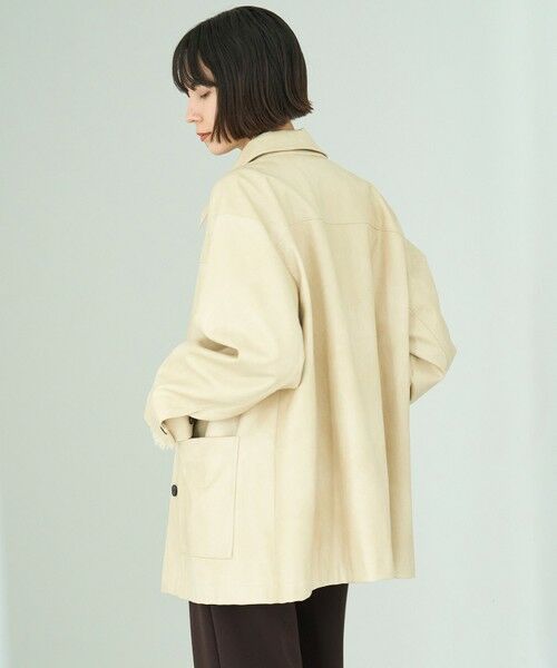 UNFILO / アンフィーロ その他アウター | 【洗える】フェイクレザー ジャケット | 詳細3