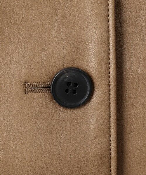 UNFILO / アンフィーロ その他アウター | 【洗える】フェイクレザー ジャケット | 詳細14