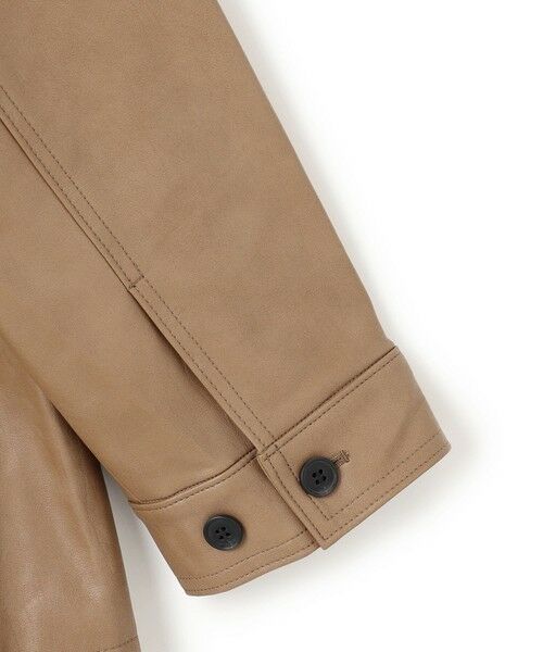 UNFILO / アンフィーロ その他アウター | 【洗える】フェイクレザー ジャケット | 詳細16