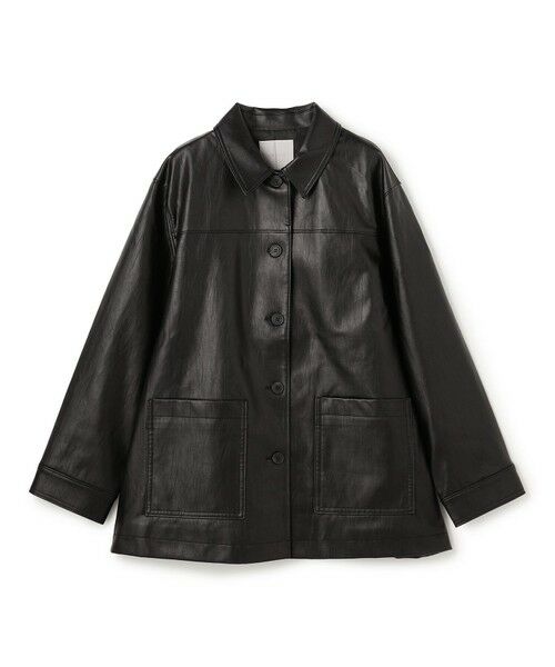 UNFILO / アンフィーロ その他アウター | 【洗える】フェイクレザー ジャケット | 詳細25