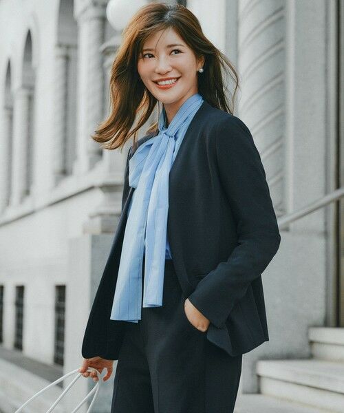 UNFILO / アンフィーロ ノーカラージャケット | 【セレモニー】BEAUTY MOVE ノーカラージャケット | 詳細15