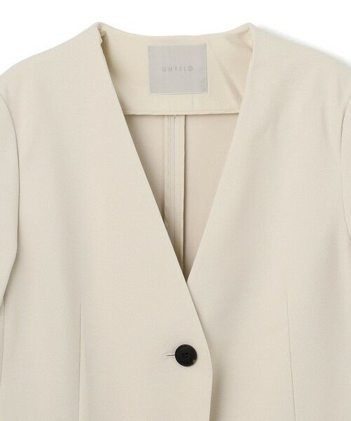 UNFILO / アンフィーロ その他アウター | BEAUTY MOVE ノーカラージャケット | 詳細5