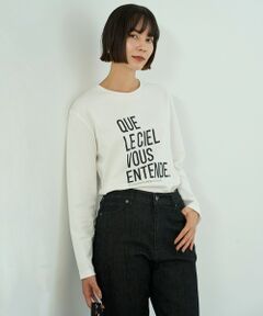 UNFILO / アンフィーロ カットソー | コットンスムース グラフィック ロンＴ