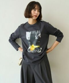 UNFILO / アンフィーロ カットソー | コットンスムース グラフィック ロンＴ