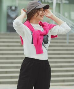 UNFILO / アンフィーロ カットソー | コットンスムース グラフィック ロンＴ