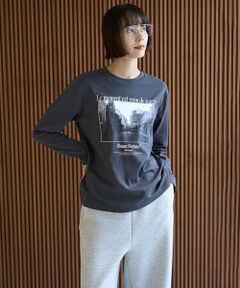 UNFILO / アンフィーロ カットソー | コットンスムース グラフィック ロンＴ