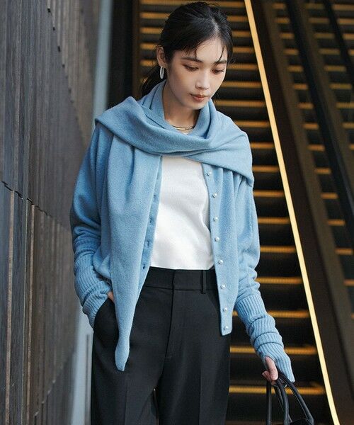 UNFILO / アンフィーロ カットソー | コットンカシミヤ クルーネックカットソー | 詳細18