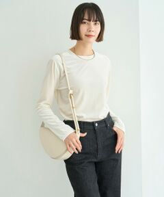 UNFILO / アンフィーロ カットソー | ストレッチ ベロアロンT