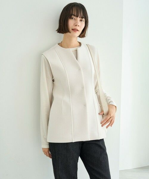 UNFILO / アンフィーロ カットソー | ストレッチ ベロアロンT | 詳細2