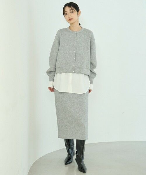 UNFILO / アンフィーロ カーディガン・ボレロ | 【新色追加】BEAUTY FORM JERSEY スナップカーディガン | 詳細5