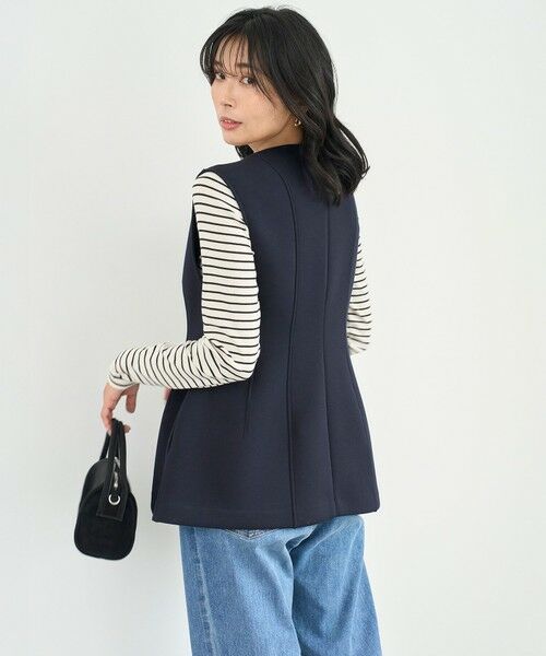 UNFILO / アンフィーロ ベスト | 【VERY×UNFILOコラボ】BEAUTY FORM JERSEY+ ペプラムジレ | 詳細6