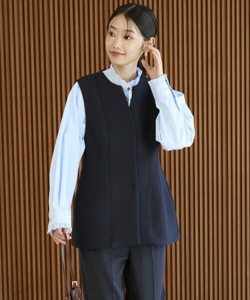 UNFILO / アンフィーロ ベスト | 【VERY×UNFILOコラボ】BEAUTY FORM JERSEY+ ペプラムジレ | 詳細9