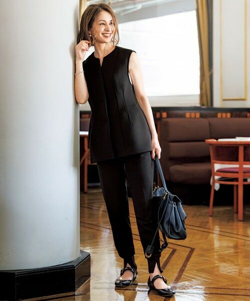 UNFILO / アンフィーロ ベスト | 【VERY×UNFILOコラボ】BEAUTY FORM JERSEY+ ペプラムジレ | 詳細18