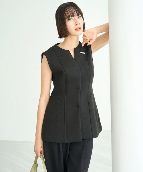UNFILO / アンフィーロ ベスト | 【VERY×UNFILOコラボ】BEAUTY FORM JERSEY+ ペプラムジレ | 詳細19