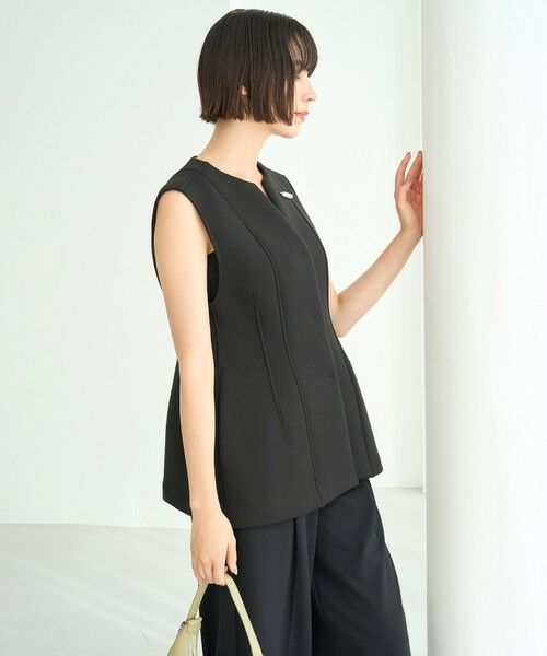 UNFILO / アンフィーロ ベスト | 【VERY×UNFILOコラボ】BEAUTY FORM JERSEY+ ペプラムジレ | 詳細20