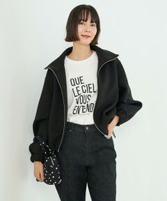 UNFILO / アンフィーロ ブルゾン | 【VERY×UNFILOコラボ】BEAUTY FORM JERSEY+ ZIPブルゾン