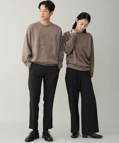 UNFILO / アンフィーロ カットソー | 【男女兼用】クリーンスエード エンボスロゴ クルー