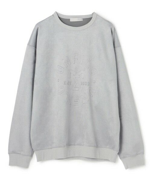 UNFILO / アンフィーロ カットソー | 【男女兼用】クリーンスエード エンボスロゴ クルー | 詳細6