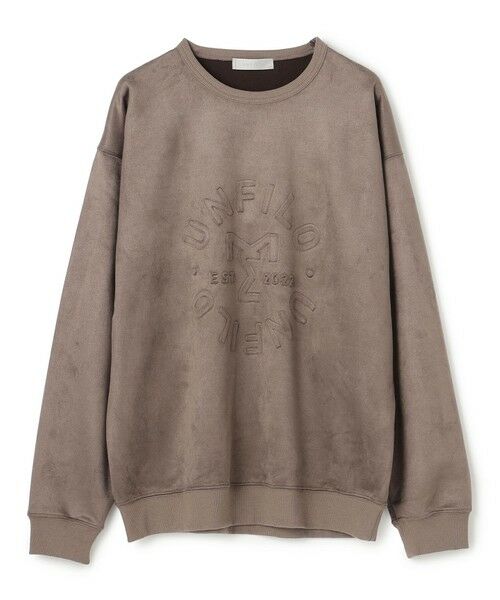 UNFILO / アンフィーロ カットソー | 【男女兼用】クリーンスエード エンボスロゴ クルー | 詳細16