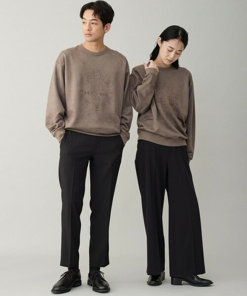 UNFILO / アンフィーロ カットソー | 【男女兼用】クリーンスエード エンボスロゴ クルー | 詳細11