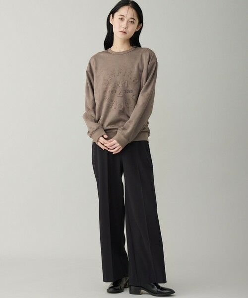 UNFILO / アンフィーロ カットソー | 【男女兼用】クリーンスエード エンボスロゴ クルー | 詳細13