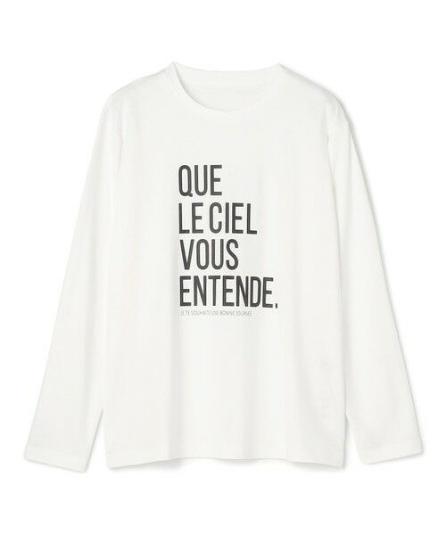 UNFILO / アンフィーロ カットソー | コットンスムース グラフィック ロンＴ | 詳細5