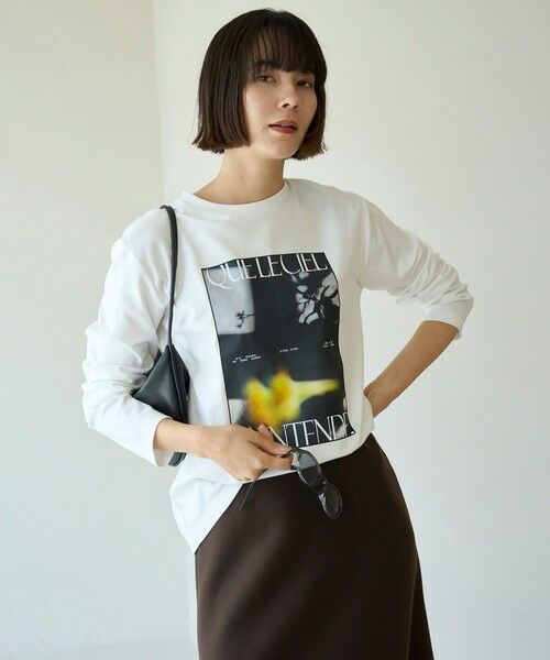 UNFILO / アンフィーロ カットソー | コットンスムース グラフィック ロンＴ | 詳細7