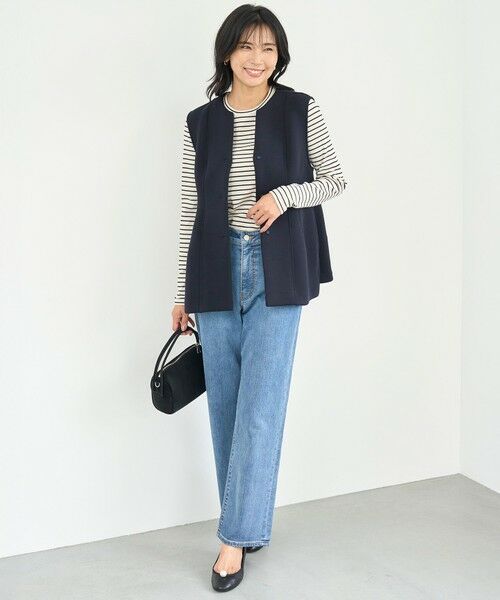 UNFILO / アンフィーロ カットソー | 【野呂佳代さん着用】コットンカシミヤ クルーネックカットソー | 詳細5