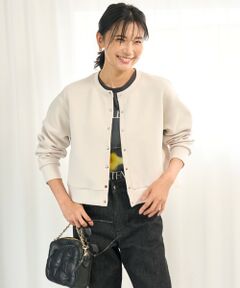 UNFILO / アンフィーロ カーディガン・ボレロ | 【野呂佳代さん着用】BEAUTY FORM JERSEY スナップカーディガン