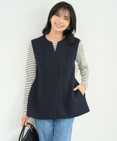 UNFILO / アンフィーロ ベスト | 【VERY×UNFILOコラボ】BEAUTY FORM JERSEY+ ペプラムジレ