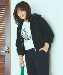 UNFILO / アンフィーロ ブルゾン | 【野呂佳代さん着用】BEAUTY FORM JERSEY+ ZIPブルゾン