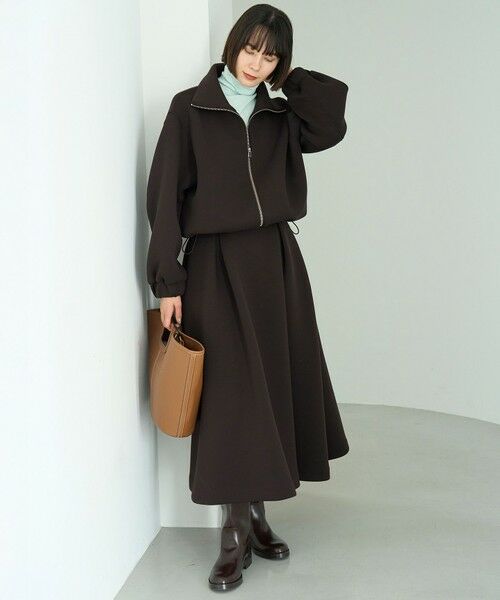 UNFILO / アンフィーロ ブルゾン | 【野呂佳代さん着用】BEAUTY FORM JERSEY+ ZIPブルゾン | 詳細7