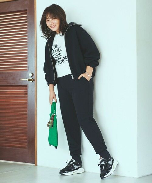 UNFILO / アンフィーロ ブルゾン | 【野呂佳代さん着用】BEAUTY FORM JERSEY+ ZIPブルゾン | 詳細19