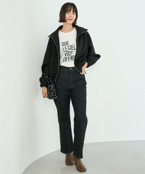 UNFILO / アンフィーロ ブルゾン | 【野呂佳代さん着用】BEAUTY FORM JERSEY+ ZIPブルゾン | 詳細28