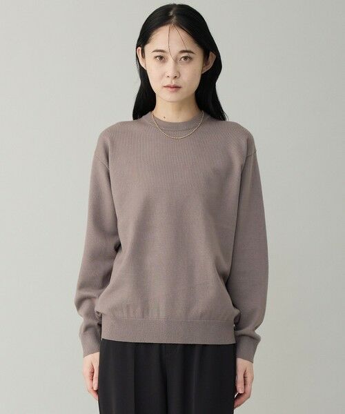 UNFILO / アンフィーロ ニット・セーター | 【OCEANS YouTube 掲載/男女兼用】スムースシルキーニット | 詳細12