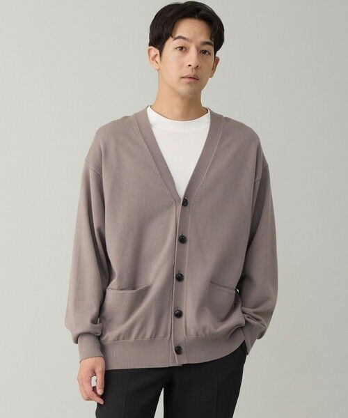 UNFILO / アンフィーロ カーディガン・ボレロ | 【OCEANS YouTube 掲載/男女兼用】スムースシルキーニット カーディガン | 詳細1