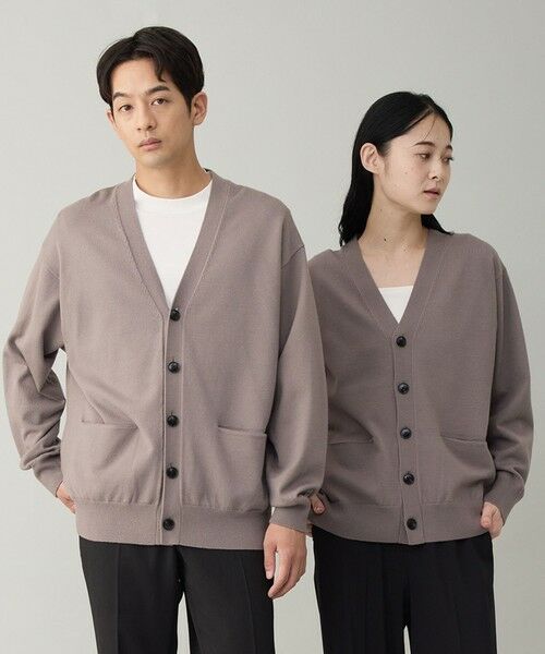 UNFILO / アンフィーロ カーディガン・ボレロ | 【OCEANS YouTube 掲載/男女兼用】スムースシルキーニット カーディガン | 詳細5