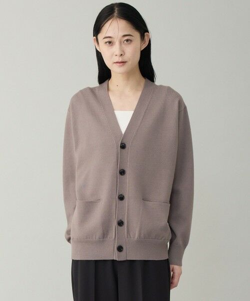 UNFILO / アンフィーロ カーディガン・ボレロ | 【OCEANS YouTube 掲載/男女兼用】スムースシルキーニット カーディガン | 詳細6