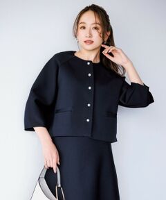 UNFILO / アンフィーロ カーディガン・ボレロ | BEAUTY FORM KNIT パールボタン カーディガン