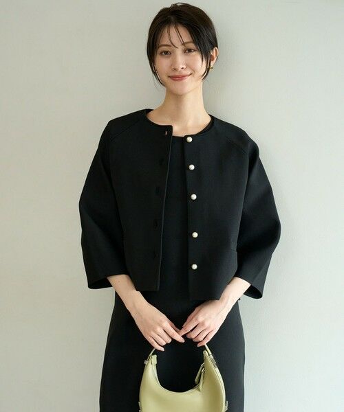 UNFILO / アンフィーロ カーディガン・ボレロ | BEAUTY FORM KNIT パールボタン カーディガン | 詳細20