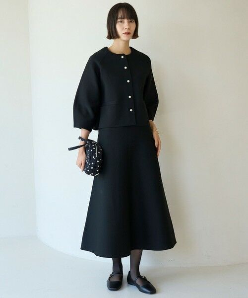 UNFILO / アンフィーロ カーディガン・ボレロ | BEAUTY FORM KNIT パールボタン カーディガン | 詳細18